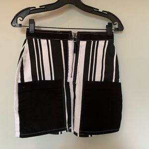 BDG Urban Outfitters striped mini skirt